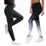 Calça Leggings Fitness - Apertado Respirável - Cintura Alta & Justas Sem Costura - Para Esportes