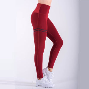 Calça Leggings Fitness - Apertado Respirável - Cintura Alta & Justas Sem Costura - Para Esportes