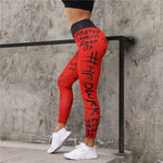 Calça Leggings Fitness - Apertado Respirável - Cintura Alta & Justas Sem Costura - Para Esportes