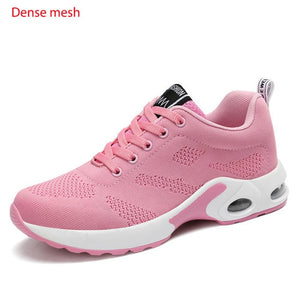 Tênis de Corrida Feminino - Moda Lace Up - Leve Respirável